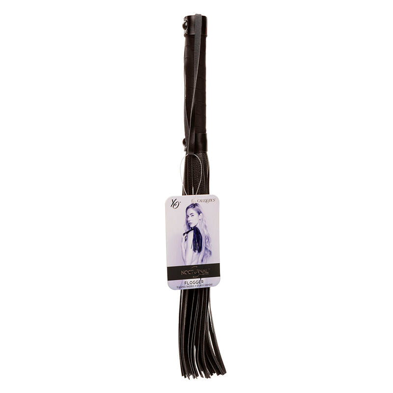 CALEXOTICS - FLOGGER NOCTURNO DE CUERO NEGRO