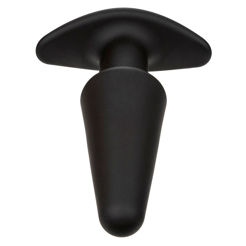 CALEXOTICS - PLUG ANAL CÓNICO ROCK BOTTOM 10 VIBRACIONES SILICONA NEGRO