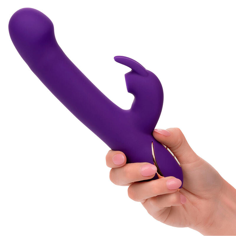 CALEXOTICS - VIBRADOR Y ESTIMULADOR JACK RABBIT 7 VIBRACIONES Y MODO SUCCIÓN AZUL