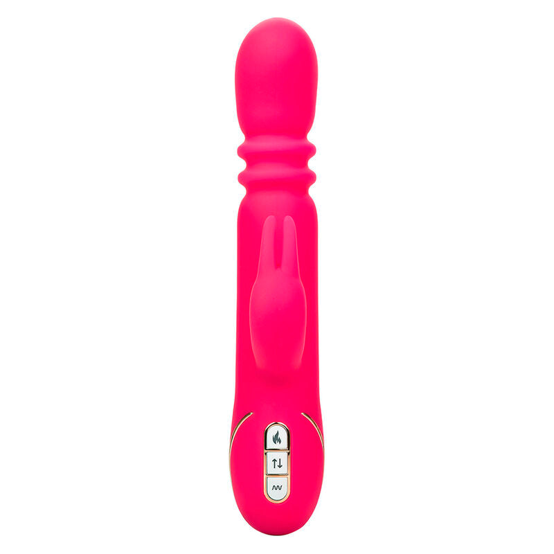 CALEXOTICS - JACK FANTASY TRIPLE VIBRATEUR CHAUFFANT RABBIT ROSE