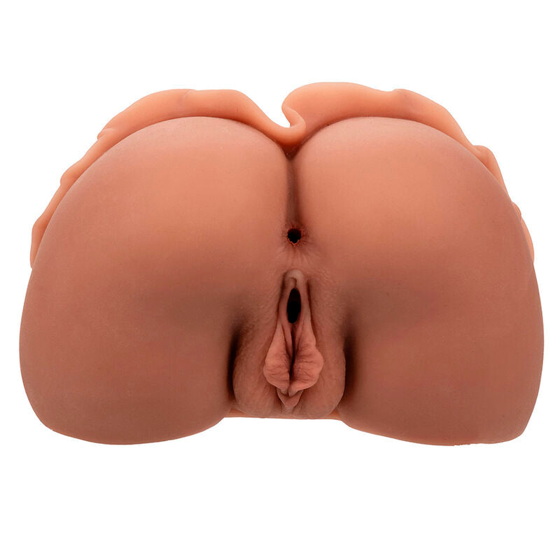 CALEXOTICS - LA REINE DU RETOUR À LA MAISON DOUBLE MASTURBATEUR RÉALISTE CARAMEL