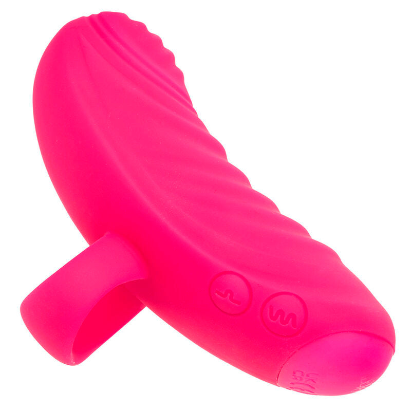 CALEXOTICS - MASAJEADOR DE MANO ENVY CON BOLA RODANTE, 7 VIBRACIONES, ROSA