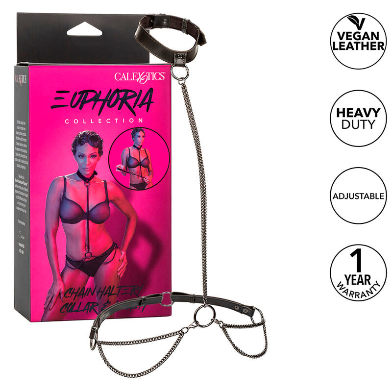 CALEXOTICS - COLLAR Y CORREA DE CADENA EUPHORIA