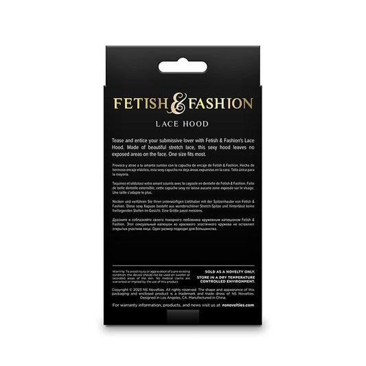 NOVEDADES NS - FETICHE Y MODA CAPUCHA DE ENCAJE BLANCA