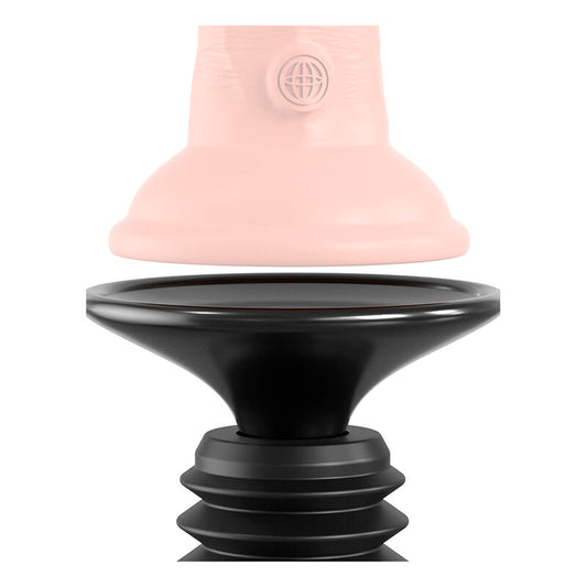 SERIE FETISH FANTASY - ABRAZADERA PARA DILDO BODY DOCK THRUSTER CON 7 MODOS DE EMPUJE NEGRO