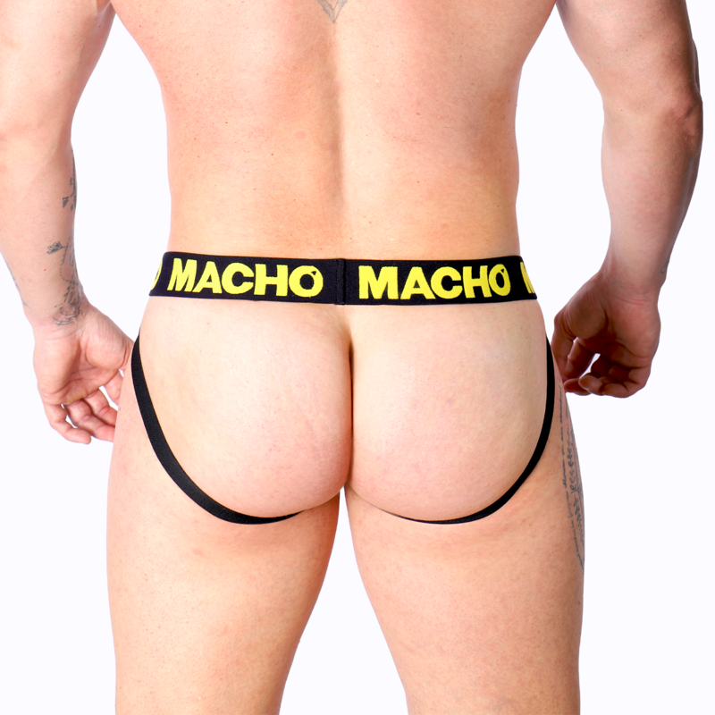 MACHO - MX25A JOCK LYCRA AMARILLO XL