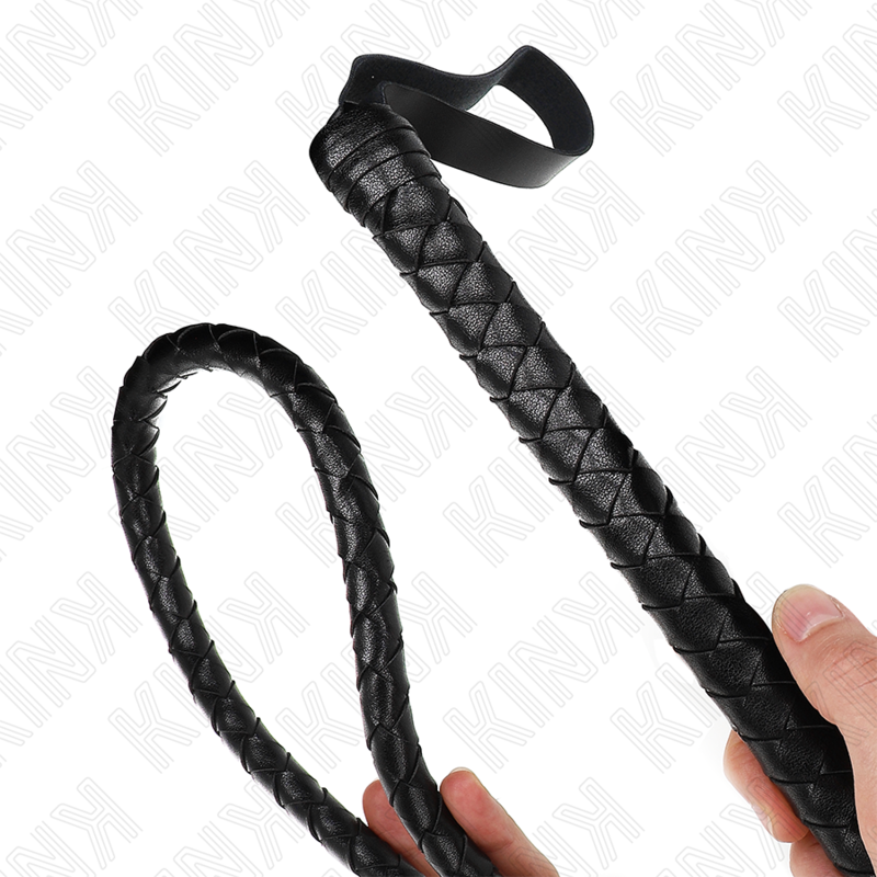KINK - LÁTIGO LARGO DE SERPIENTE NEGRA 210 CM