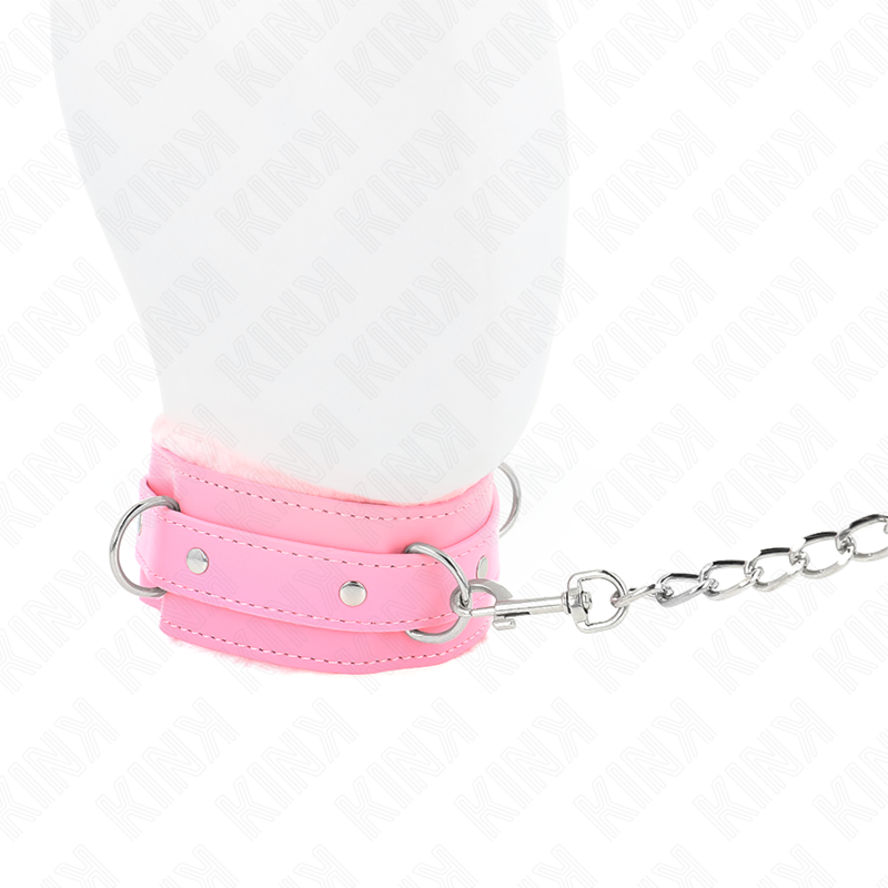 KINK - COLLAR CON CORREA 65 CM CON RESTRICCIONES ROSA 36-42 CM X 5,5 CM