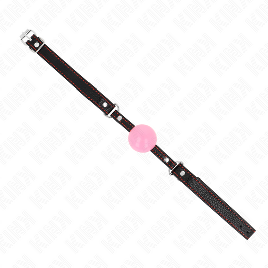 KINK - MORDAZA DE BOLA DE ORO ROSA DE 4 CM 60 x 2 CM