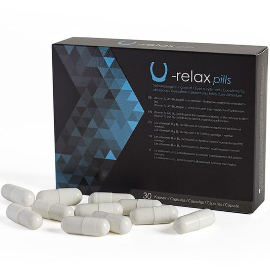 500 COSMÉTICOS - CÁPSULAS U-RELAX RELAJACIÓN Y REDUCCIÓN DE LA ANSIEDAD - 30 CÁPSULAS.