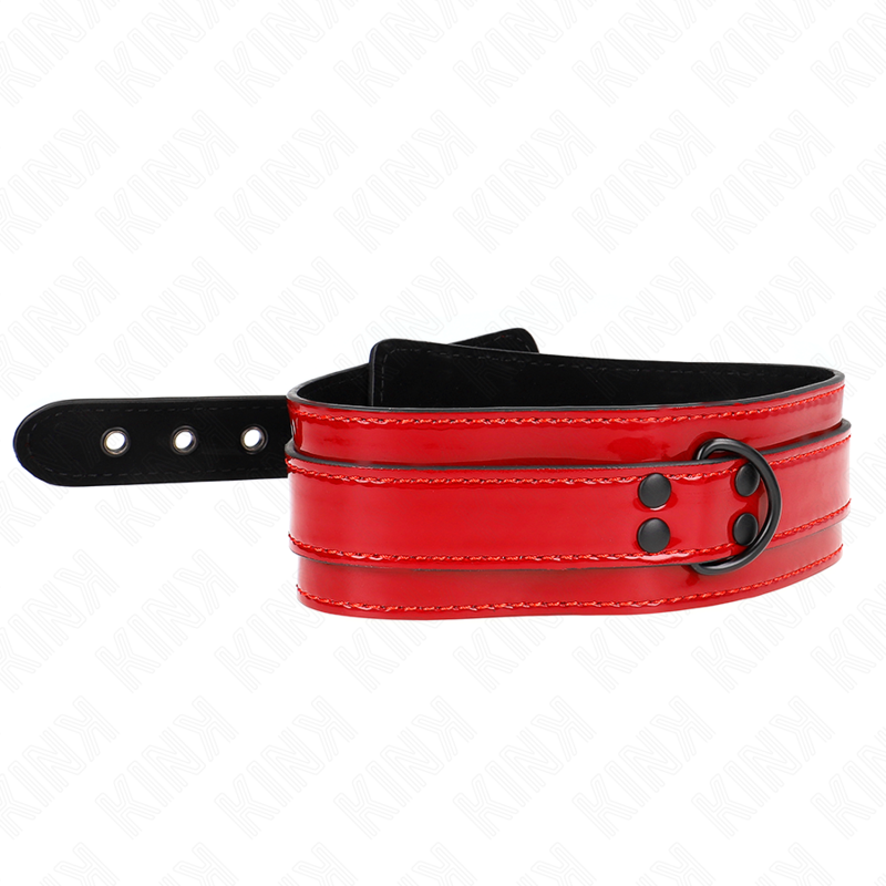 KINK - COLLIER RÉGLABLE ROUGE VIN 37,5-49,5 CM X 5 CM