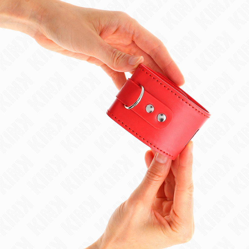 KINK - SUJECIONES DE MUÑECA CON CANDADO ROJO AJUSTABLE 16-23 CM X 5.5 CM