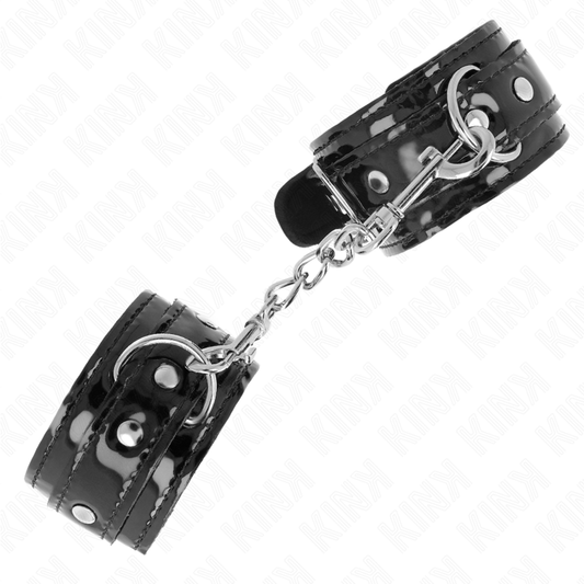 KINK - PUÑETAS DE NEOPRENO BRILLANTE AJUSTABLES 17-24 CM X 4,5 CM