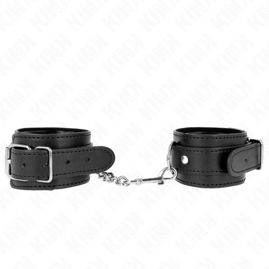 KINK - SUJECIONES DE MUÑECA FINAS NEGRAS AJUSTABLES 21-33 CM