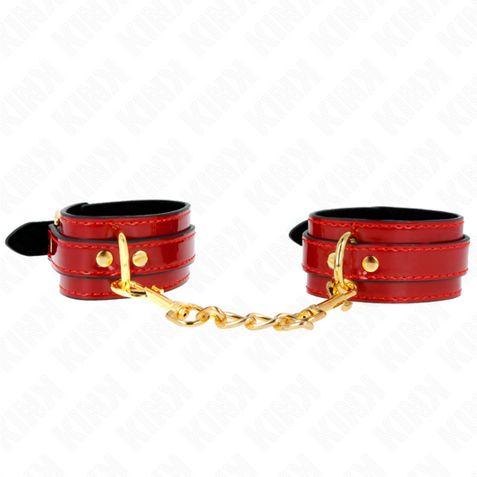 KINK - ESPOSAS JOANNA ANGEL ROJAS AJUSTABLES CON CADENA DORADA 16.5-26 CM X 4 CM