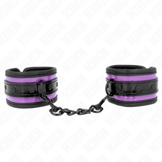 KINK - SUJECIONES DE MUÑECA DE NEOPRENO MORADO CLARO AJUSTABLES 21-28 CM X 5 CM