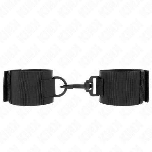 KINK - SUJECIONES DE MUÑECA DE NYLON NEGRAS