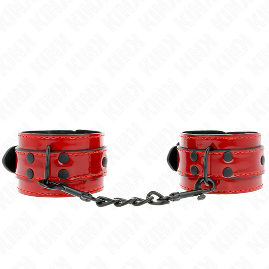 KINK - ESPOSAS DE MUÑECA ROJO OSCURO 23 X 5 CM