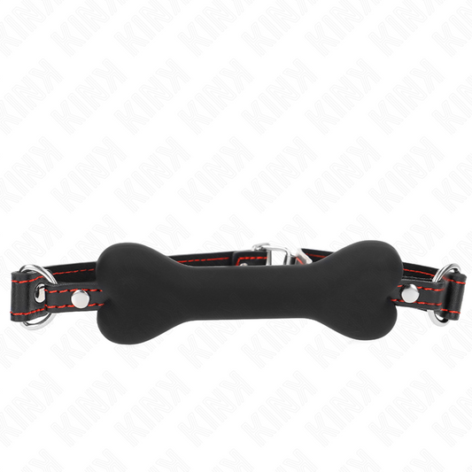 KINK - MORDAZA DE HUESO NEGRO DE 12 CM 63 x 2 CM