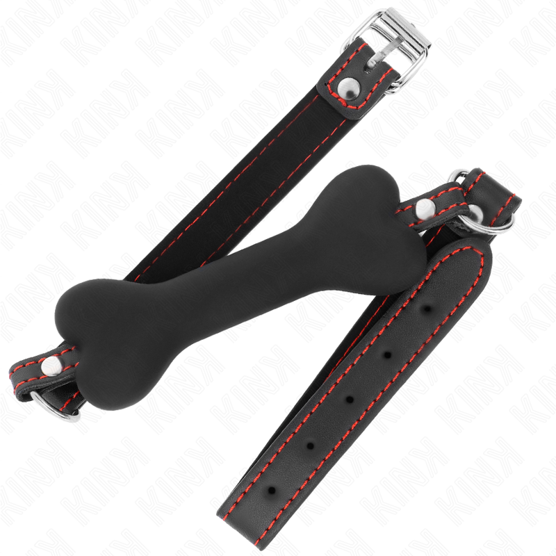KINK - MORDAZA DE HUESO NEGRO DE 12 CM 63 x 2 CM