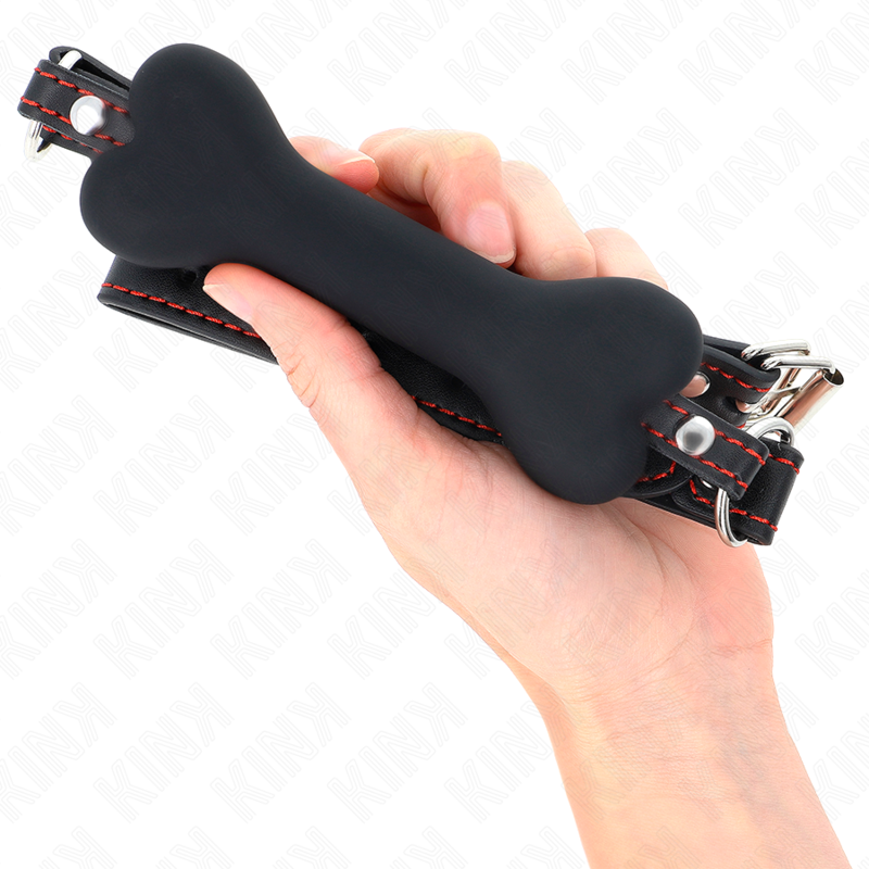 KINK - MORDAZA DE HUESO NEGRO DE 12 CM 63 x 2 CM
