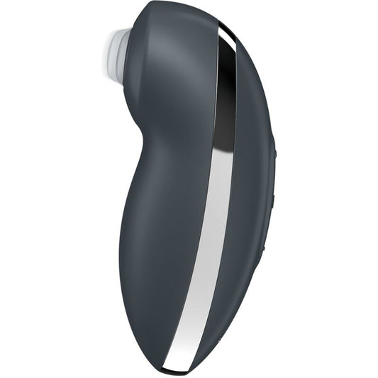 SATISFYER - TAP &amp; CLIMAX 2 VIBRADOR Y ESTIMULADOR GRIS