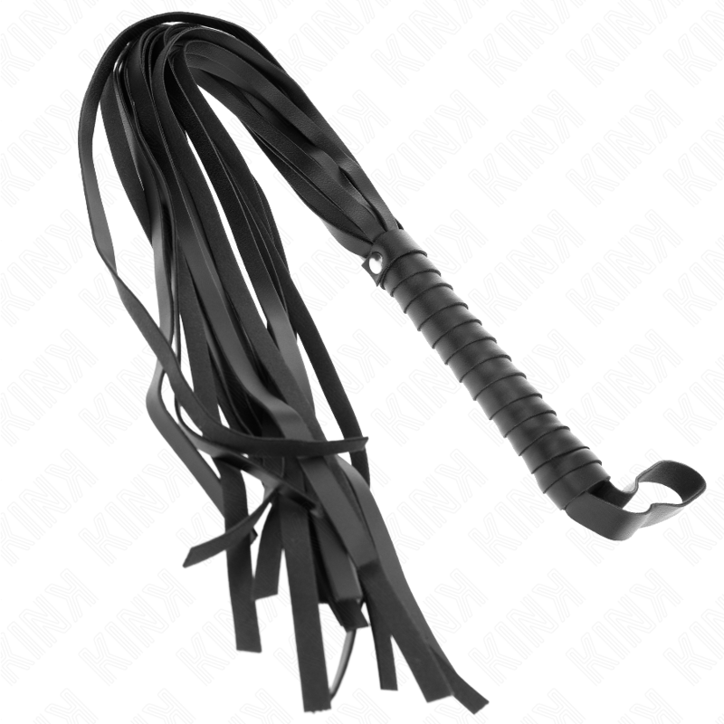 KINK - LÁTIGO NEGRO DE COLA LARGA CON MANGO CORTO DE 70 CM