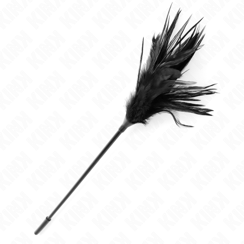 KINK - MÚLTIPLES PLUMAS DE COSQUILLEO NEGRAS 45 CM