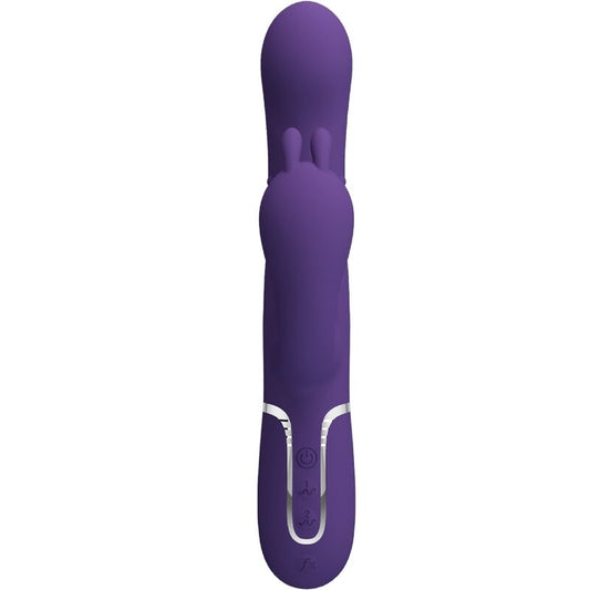 PRETTY LOVE - CAMMY VIBRADOR TRIPLE MULTIFUNCIÓN 4 EN 1 MORADO
