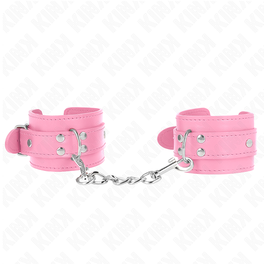 KINK - RESTRICCIONES DE MUÑECA SIMPLES ROSA AJUSTABLE 20-23 CM X 5.5 CM