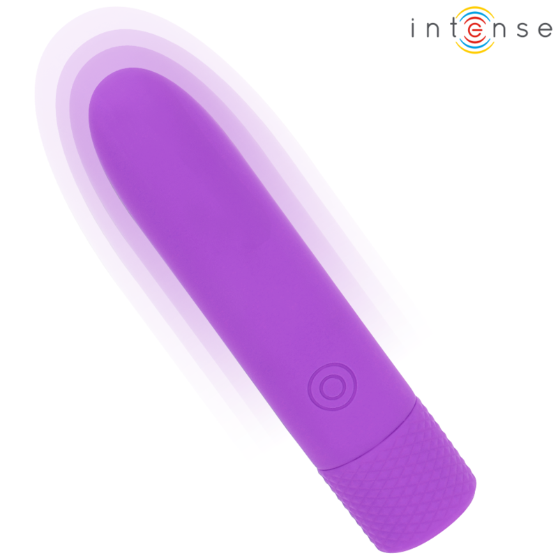 INTENSE - SYMONE BALA VIBRADORA RECARGABLE USB 8 VIBRACIONES MORADA 10 X 2.2 CM