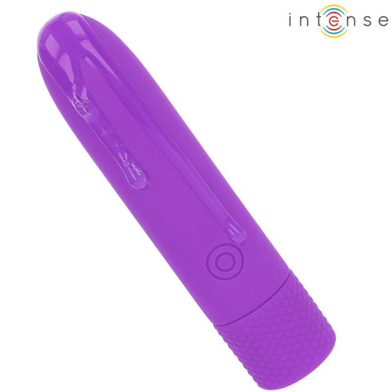 INTENSE - SYMONE BALA VIBRADORA RECARGABLE USB 8 VIBRACIONES MORADA 10 X 2.2 CM