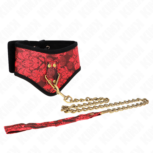 KINK - COLLAR MODELO ESCÁNDALO CON CORREA DE ENCAJE 75 CM 44 X 10 CM