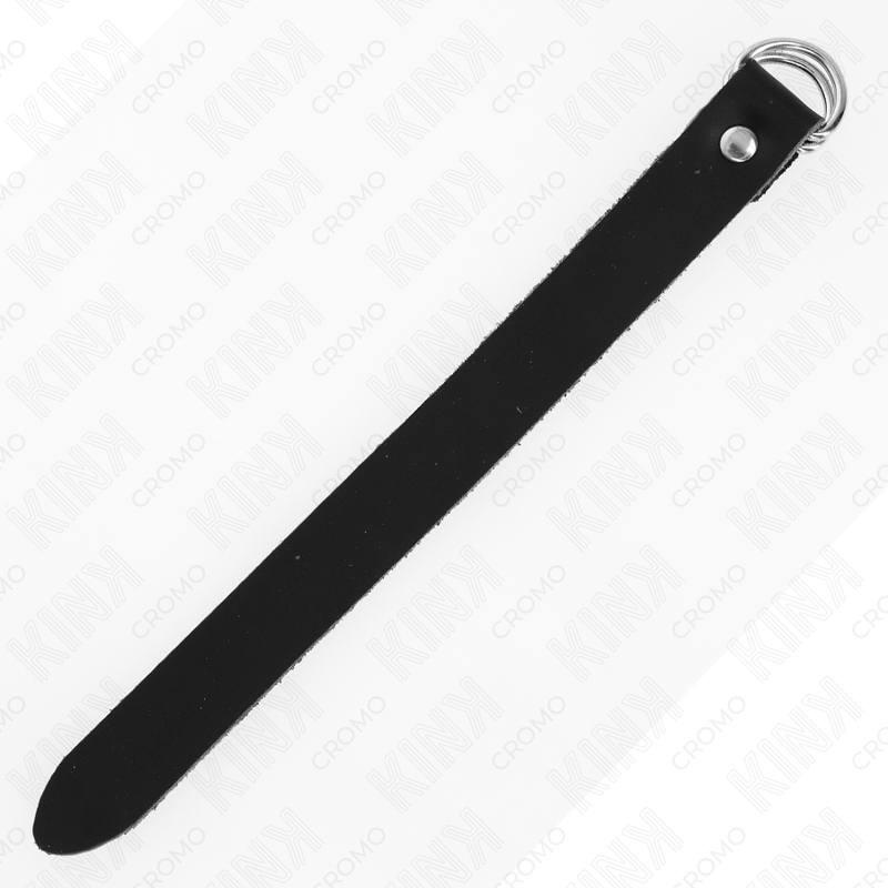 KINK - ANILLO DE CUERO PARA EL PENE CON CIERRE DE PRESIÓN 22 X 2 CM