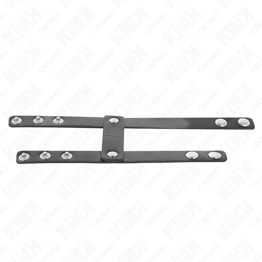 KINK - ANILLO PARA EL PENE DE CUERO DOBLE AJUSTABLE