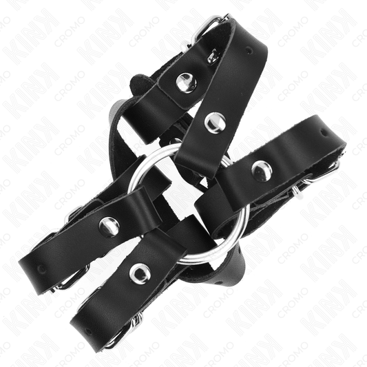 KINK - ANILLO PARA EL PENE CON MÚLTIPLES CORREAS AJUSTABLES