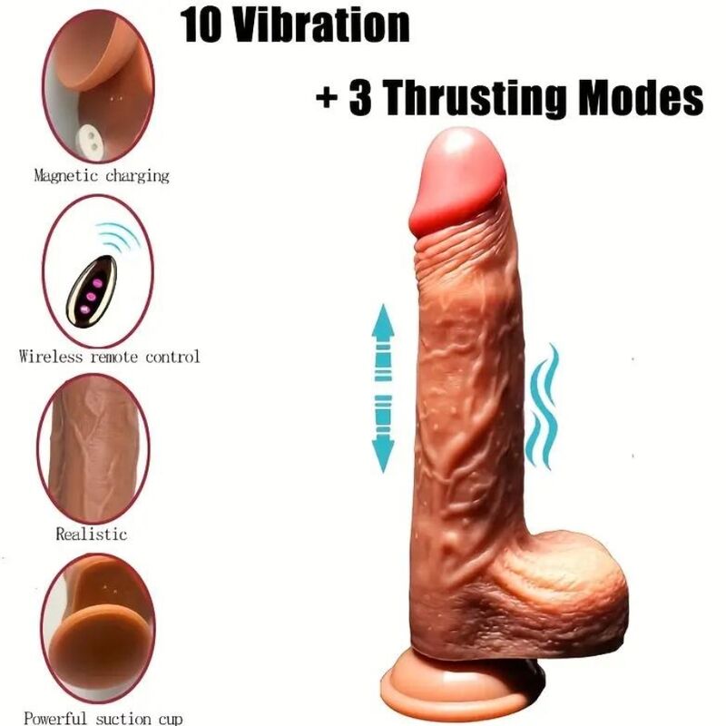 ARMONY - DILDO REALISTA VIBRADOR RECARGABLE
