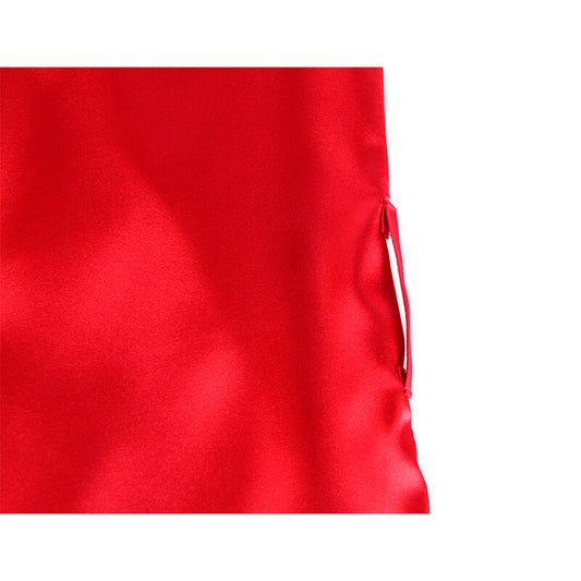 SUBBLIME - 954017 CAMISETA + TANGA DE ENCAJE CON ESPALDA TRANSPARENTE ROJO/NEGRO S/M