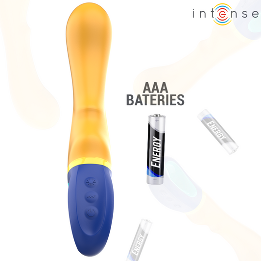 INTENSE - VIBRADOR SHAGGY PUNTO G AMARILLO
