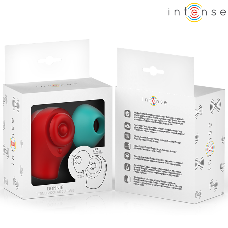 INTENSE - DONNIE CLITORAL STIMULATOR RED/GREEN