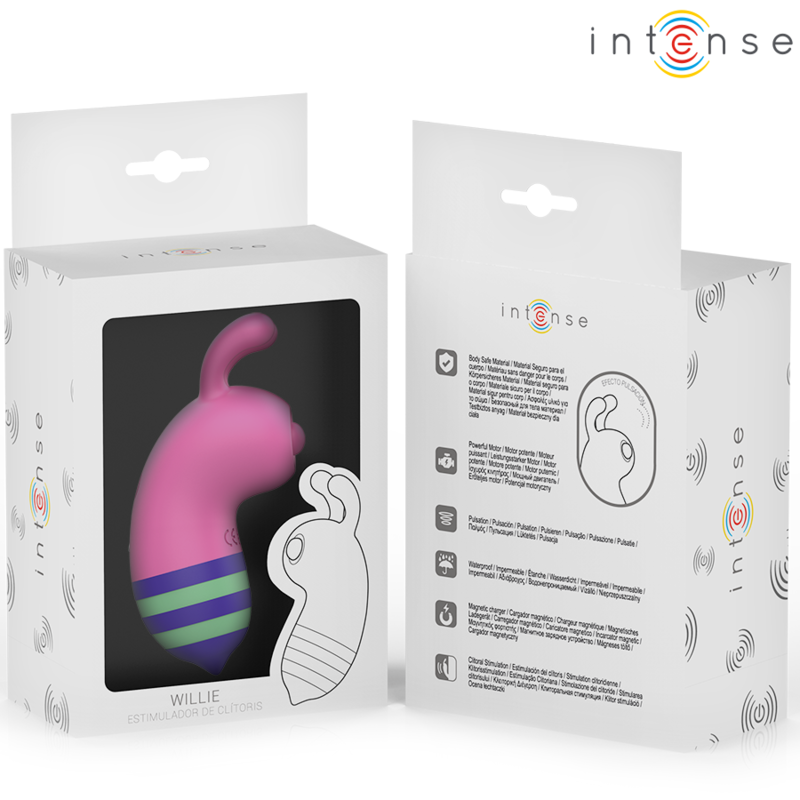 INTENSO - ESTIMULADOR WILLIE ABEJA ROSA/VERDE