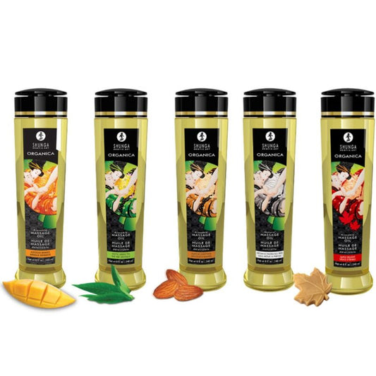 SHUNGA - ACEITE DE MASAJE ORGÁNICO DE MANGO 240 ML