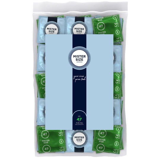 MISTER SIZE - CONDÓN TALLA XS 47 MM (100 UNIDADES)