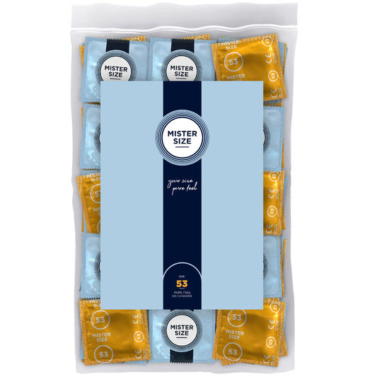 MISTER SIZE - CONDÓN TALLA M 53 MM (100 UNIDADES)