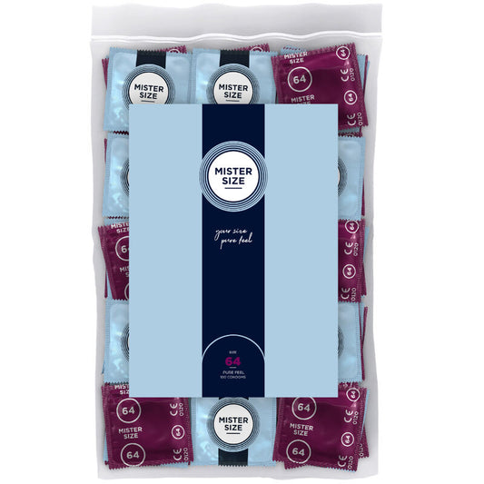MISTER SIZE - CONDONES TALLA XXL 64 MM (100 UNIDADES)