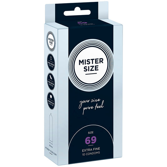 MISTER SIZE - CONDONES TALLA XXXL 69 MM (10 UNIDADES)