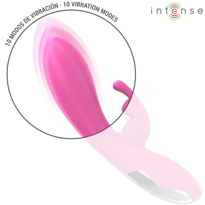 INTENSE - VIBRADOR RANDALL RABBIT 10 VIBRACIONES ROSA