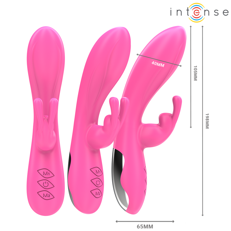 INTENSE - VIBRADOR RANDALL RABBIT 10 VIBRACIONES ROSA