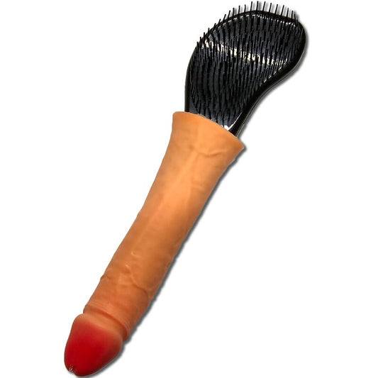 DIABLO PICANTE - CEPILLO DE PELO CON PENE EN LA PUNTA