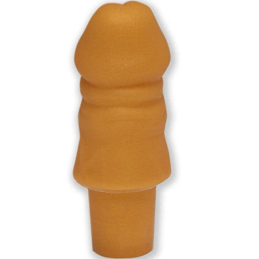 DIABLO PICANTE - PLUG DORADO CON FORMA DE PENE